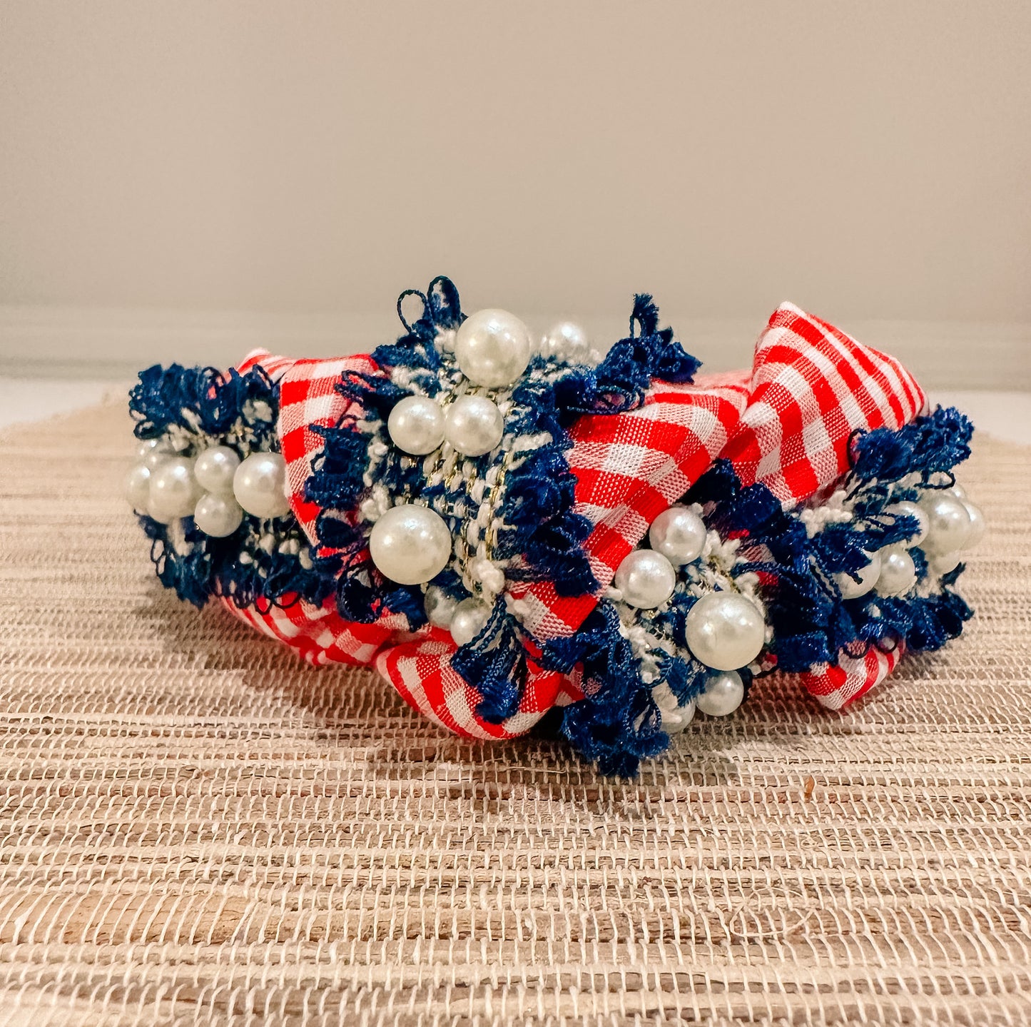 Ole Miss Pearls Headband