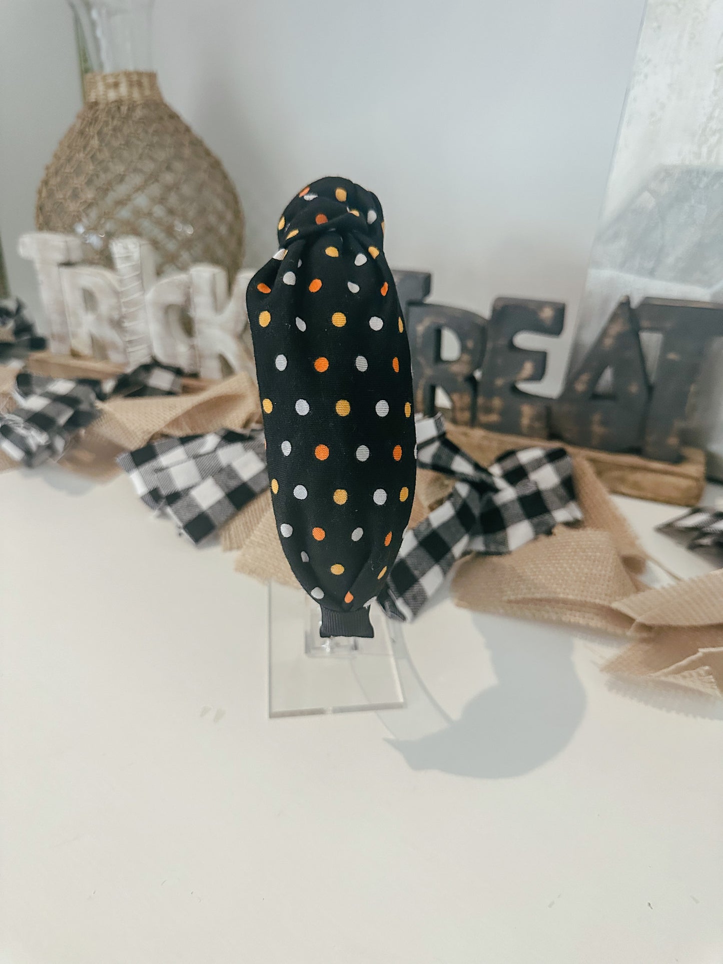 Halloween Dots Headband
