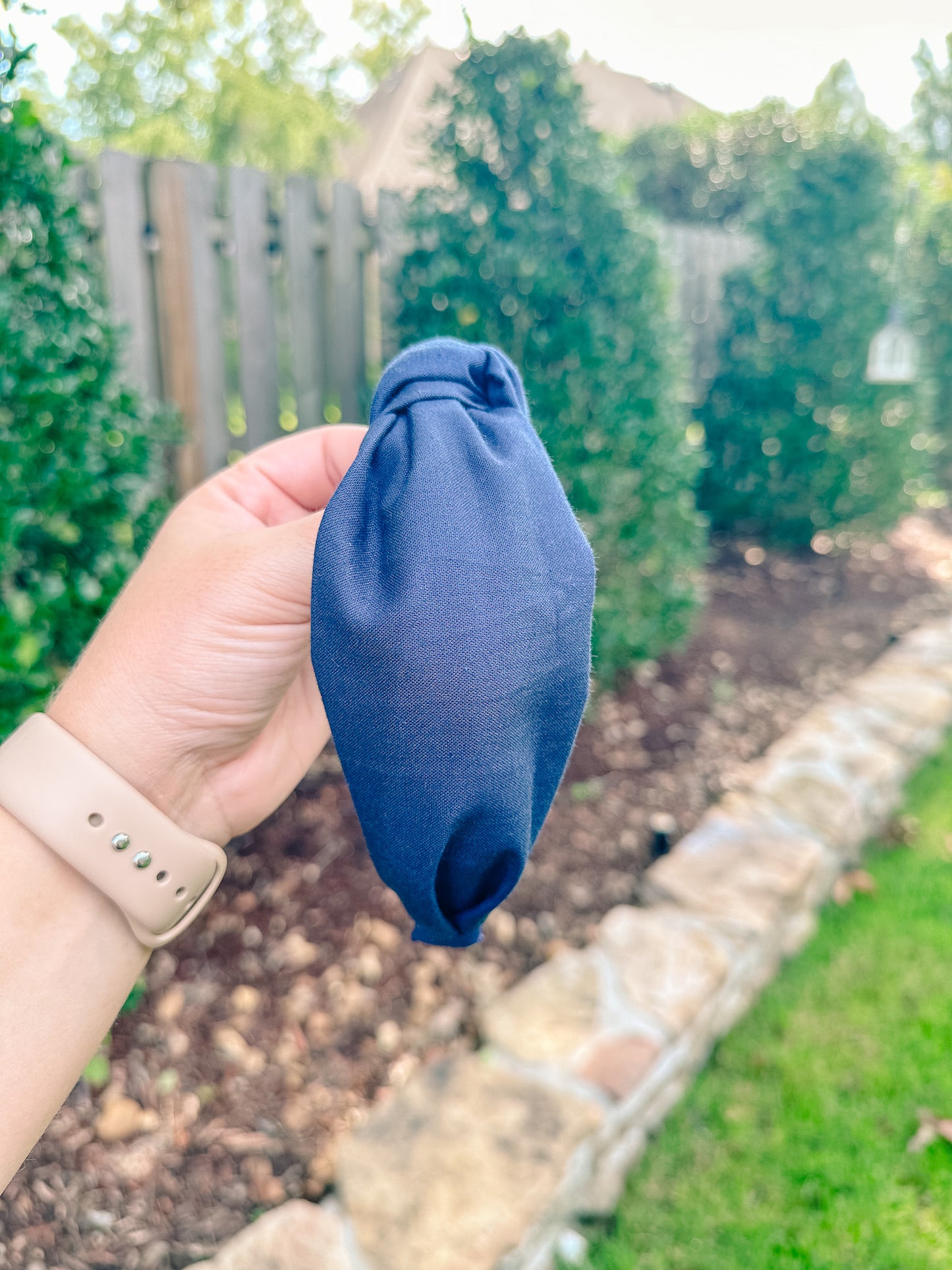 Solid Navy Headband