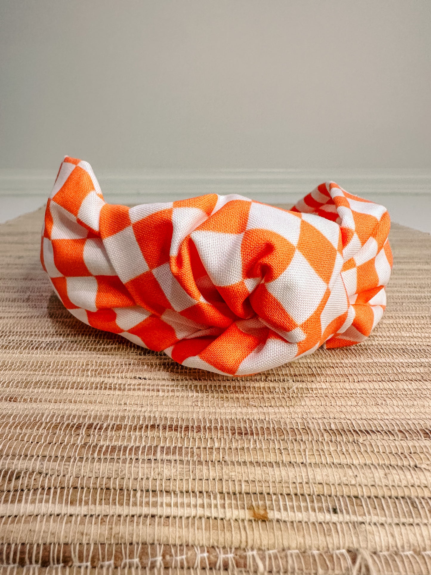 Tennessee Orange Checked Headband
