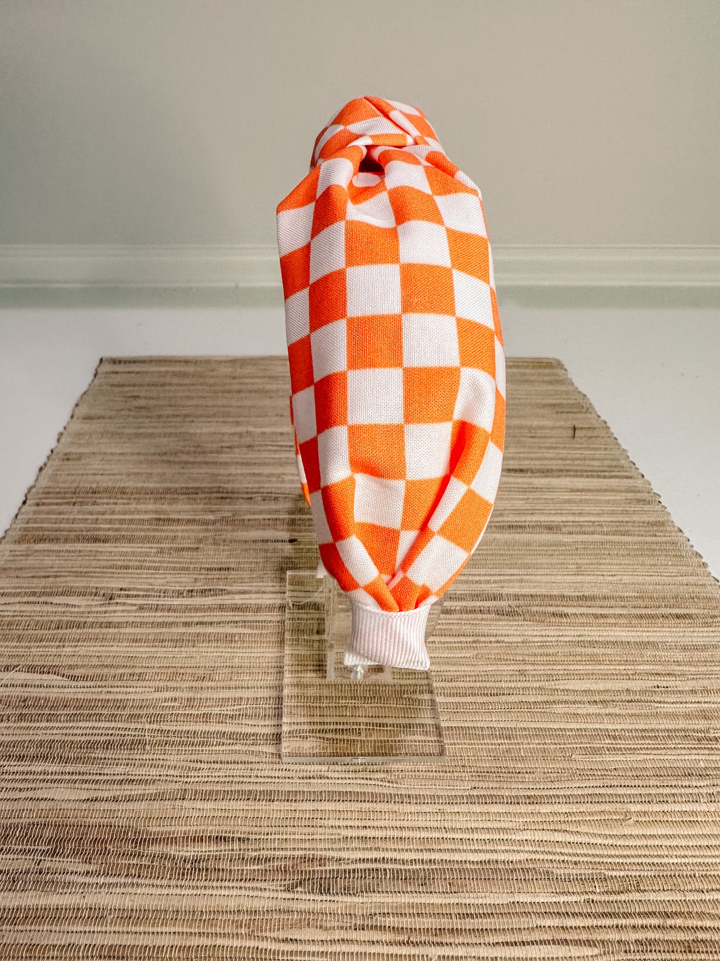 Tennessee Orange Checked Headband