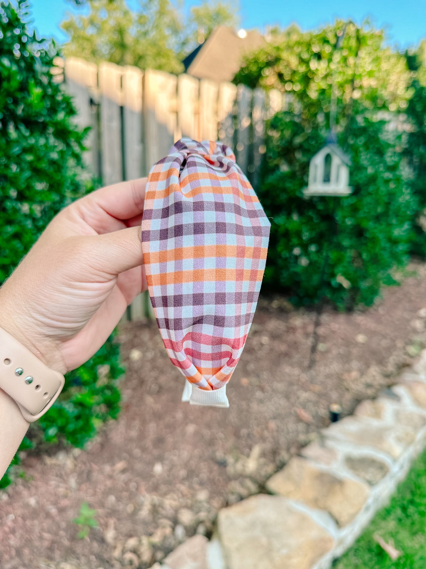 Fall Plaid Headband