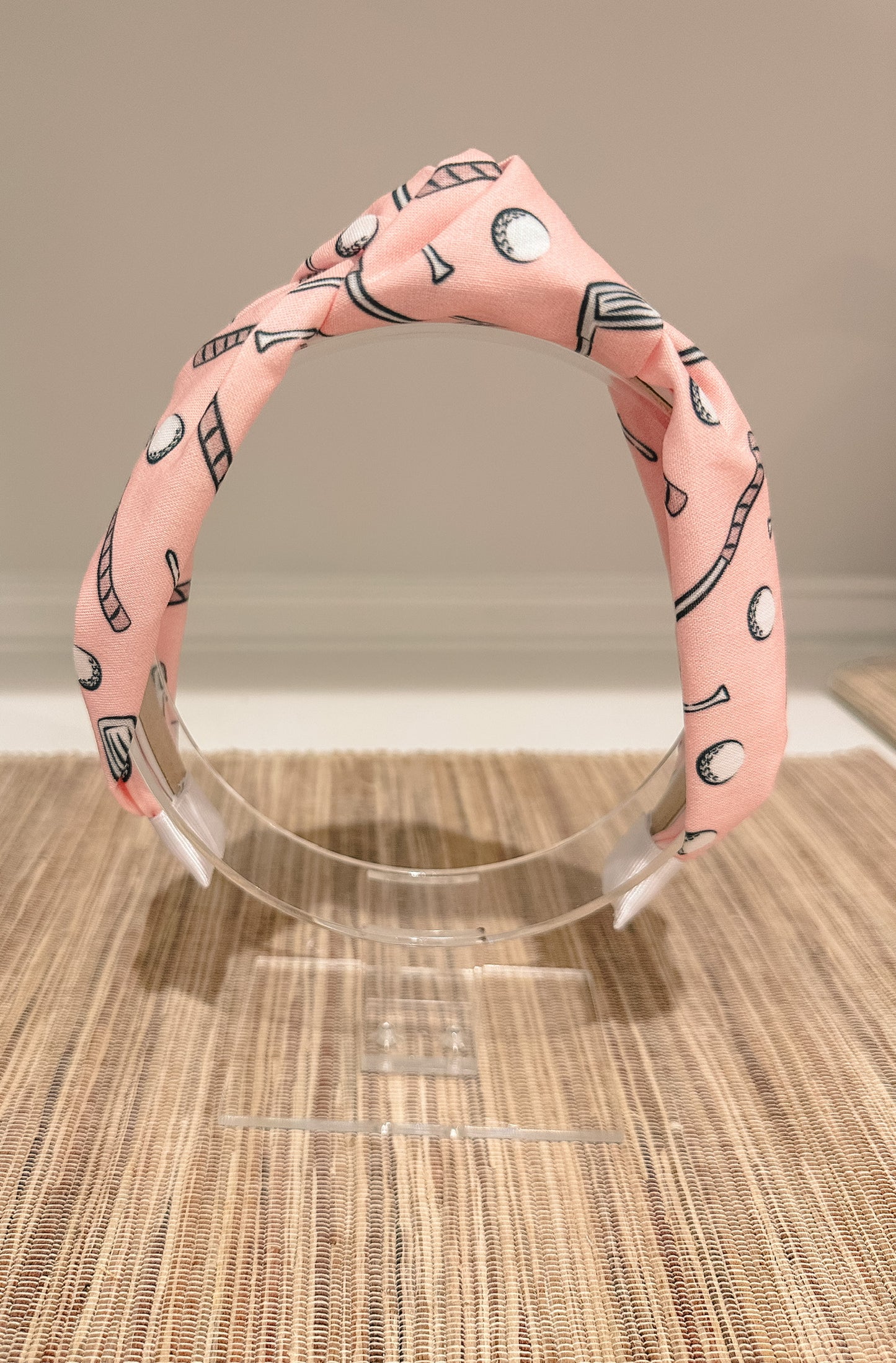 Pink Golf Headband