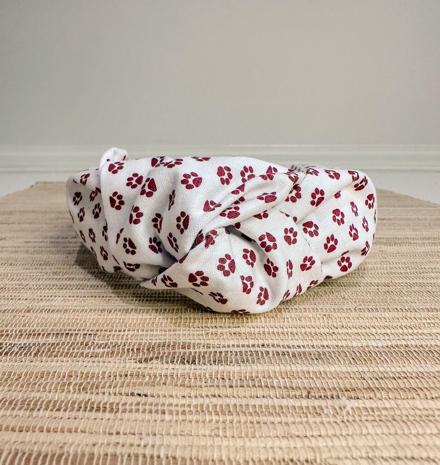 Mississippi State Bulldog Paw-print Headband