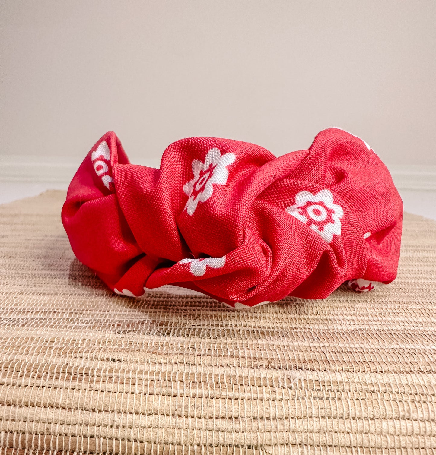University of Arkansas Flower Headband