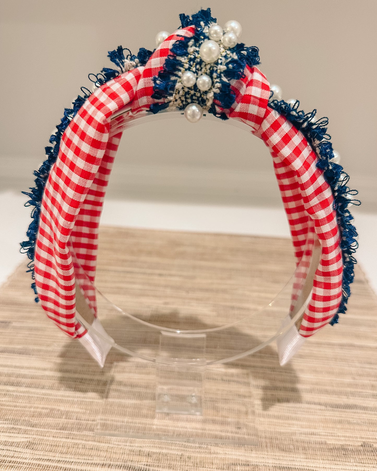 Ole Miss Pearls Headband