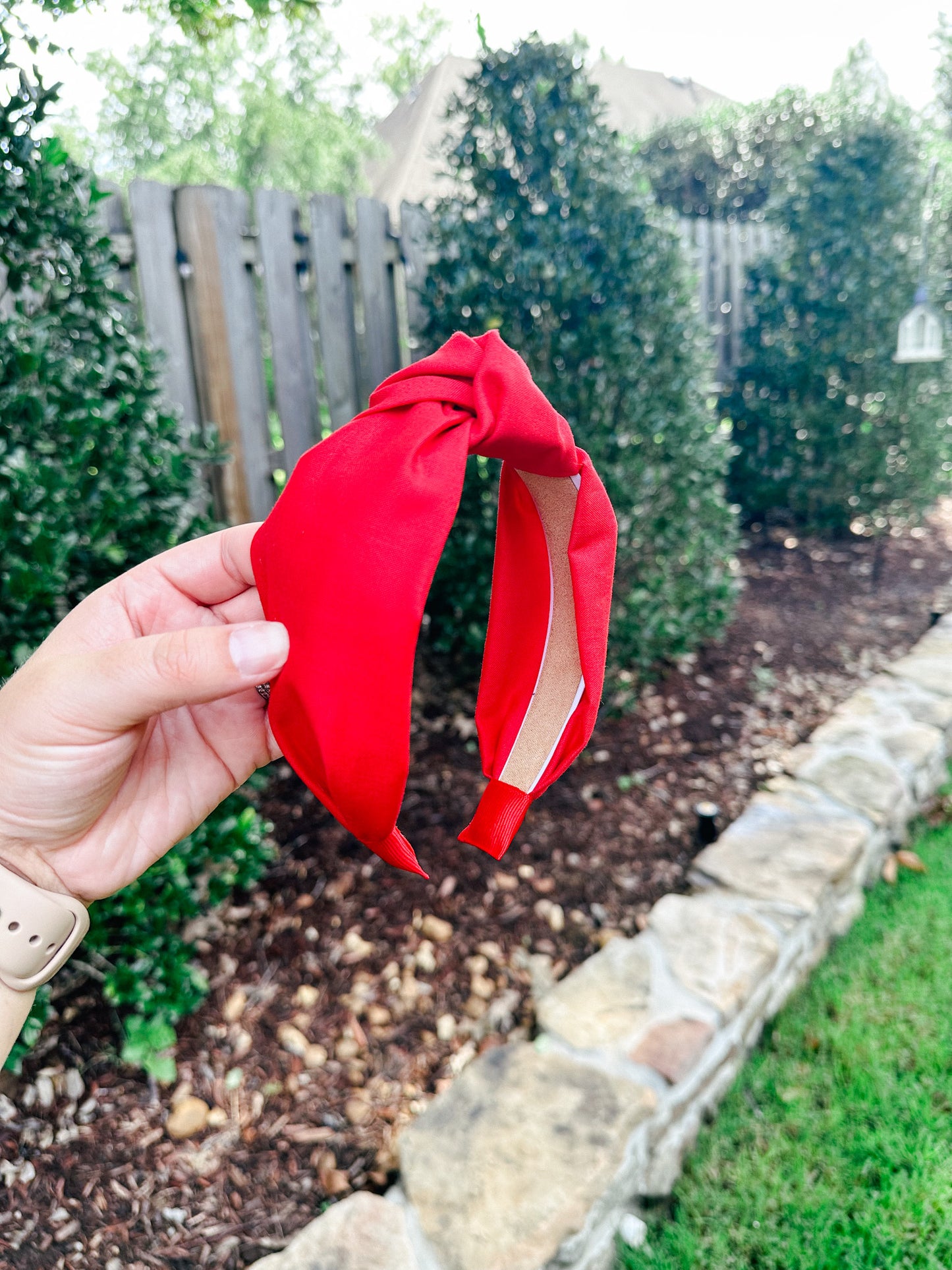 Solid Red Headband