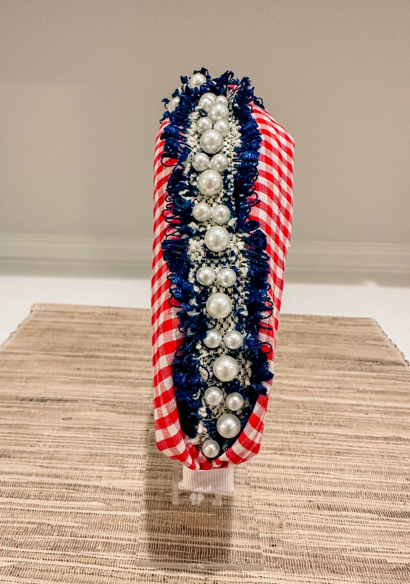Ole Miss Pearls Headband