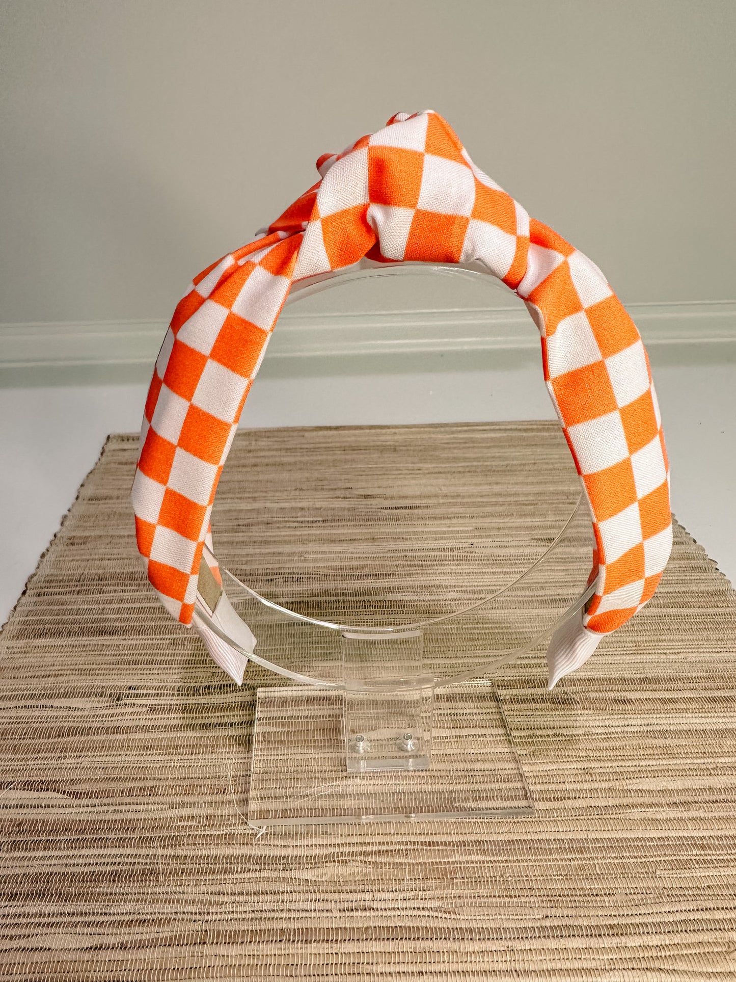 Tennessee Orange Checked Headband