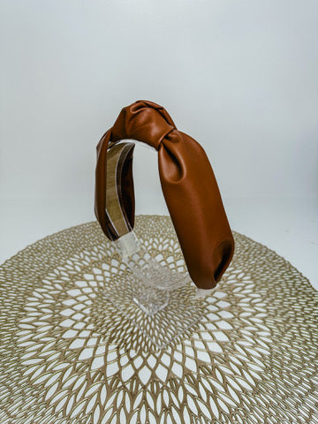 Carmel Leather Headband