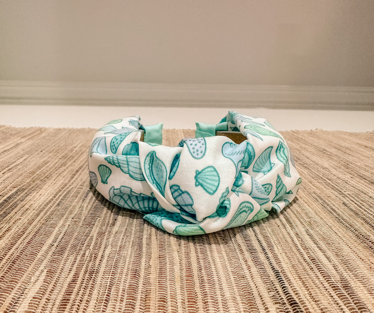 Blue Sea Shells Headband