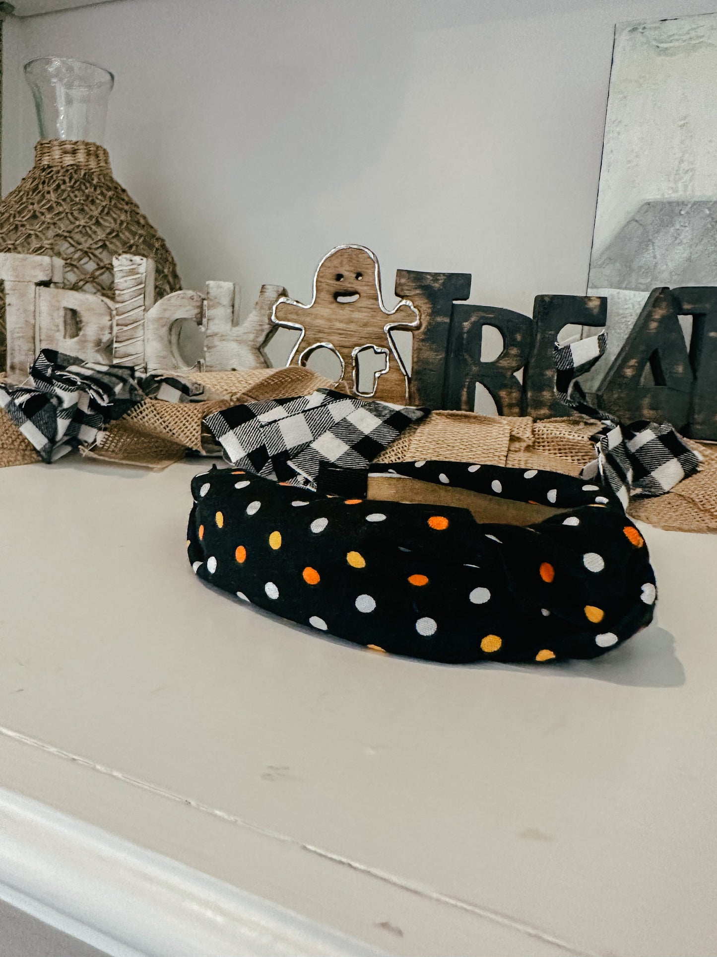 Halloween Dots Headband