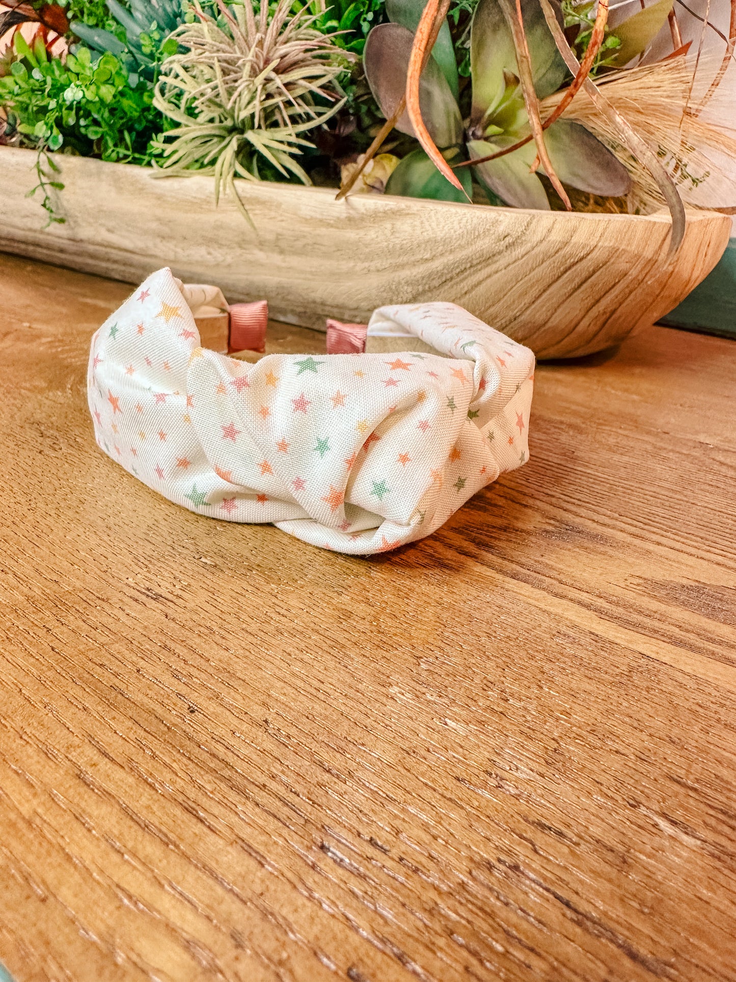 Multicolored Stars Headband