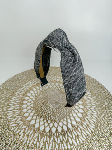 Black Denim Headband