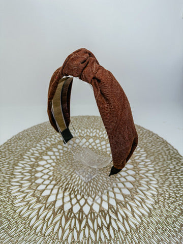 Rust Denim Headband