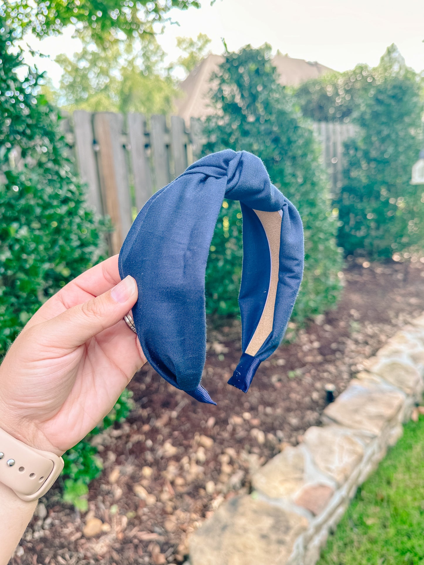 Solid Navy Headband